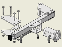 DTHP2000 2” Single Receiver Hitch