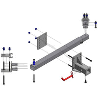 DTHLG-U2X2 2” Single Receiver Hitch