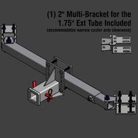 DTHLG-UNI+1 2” Single Receiver Hitch
