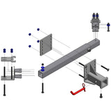 DTHMD-U2X2 2” Single Receiver Hitch