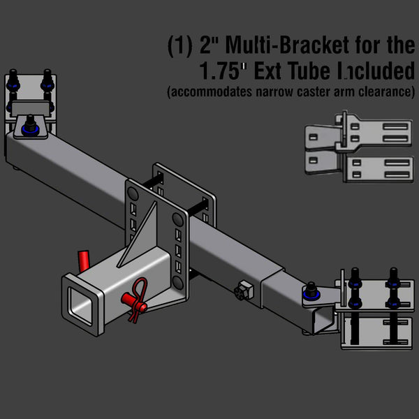 DTHMD-UNI+1 2” Single Receiver Hitch