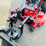 DTSP-PL5016-C SnowPro 50" PolyLite Lite Duty Snowplow Attachment for Commercial Mowers