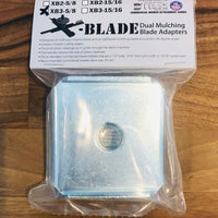 XB3 2.5" W x 5/8 CH X-Blade Dual Mulching Blade Adapter Kit (3pk)