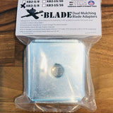 XB3 2.5" W x 5/8 CH X-Blade Dual Mulching Blade Adapter Kit (3pk)