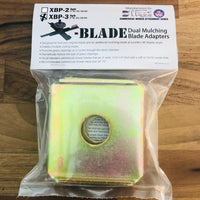 XBP 3" W x 15/16" CH X-Blade Dual Mulching Blade Adapter Kit (3pk)