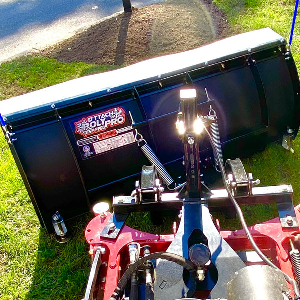 DTSP-PP6021-C SnowPro 60" PolyPro Commercial Duty Snowplow Attachment for Commercial Mowers