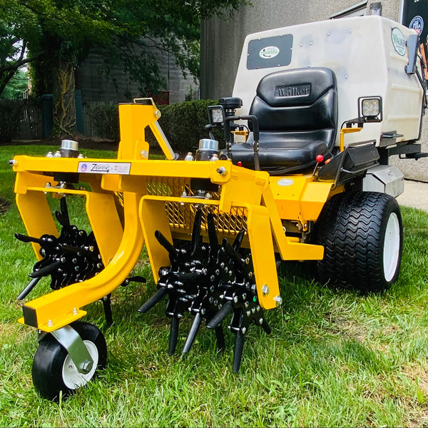 ZRWKR ZRator Front Mount Core Aerator Attachment for Walker Brand Mowers