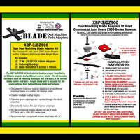 XBJD900-KIT John Deere 900 Series X-Blade Dual Mulching Blade Adapter Kit (3pk)