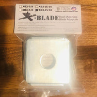 XBE 2.5" W x 15/16" CH Exmark / Toro with Spline X-Blade Dual Mulching Blade Adapter (3 pk)