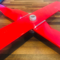 XBE 2.5" W x 15/16" CH Exmark / Toro with Spline X-Blade Dual Mulching Blade Adapter (3 pk)