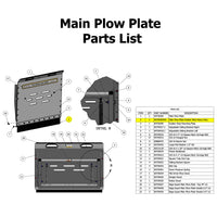 69730003HD 1/4" RUBBER LONG (50” PLOW)